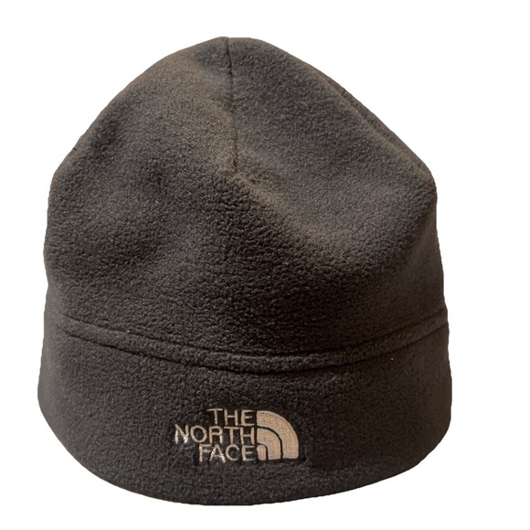 The North Face Other - The North Face Flash Fleece Beanie Hat Unisex Adult L Black Logo Outdoors EUC